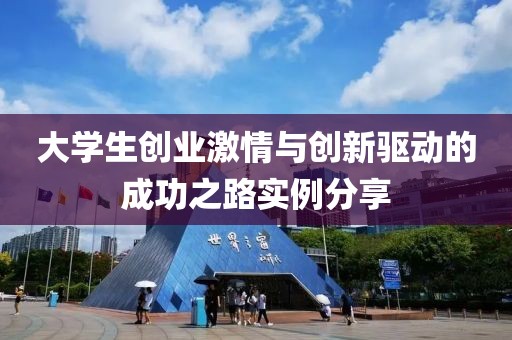 大学生创业激情与创新驱动的成功之路实例分享