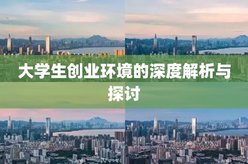 大学生创业环境的深度解析与探讨