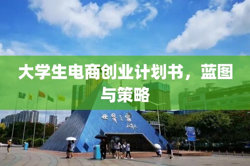 大学生电商创业计划书，蓝图与策略