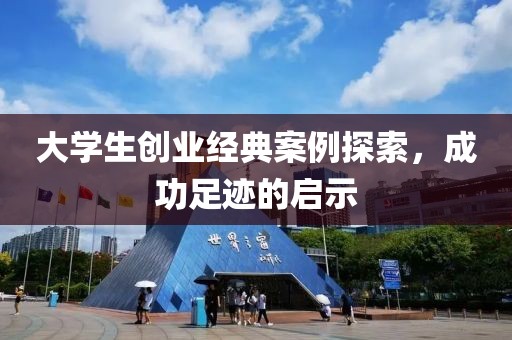 大学生创业经典案例探索，成功足迹的启示