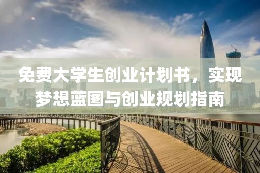 免费大学生创业计划书，实现梦想蓝图与创业规划指南