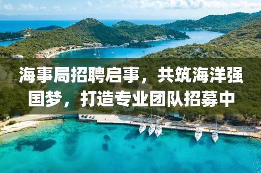 海事局招聘启事，共筑海洋强国梦，打造专业团队招募中