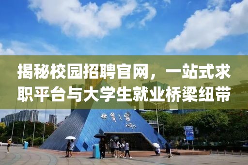 揭秘校园招聘官网，一站式求职平台与大学生就业桥梁纽带