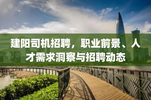 建阳司机招聘，职业前景、人才需求洞察与招聘动态